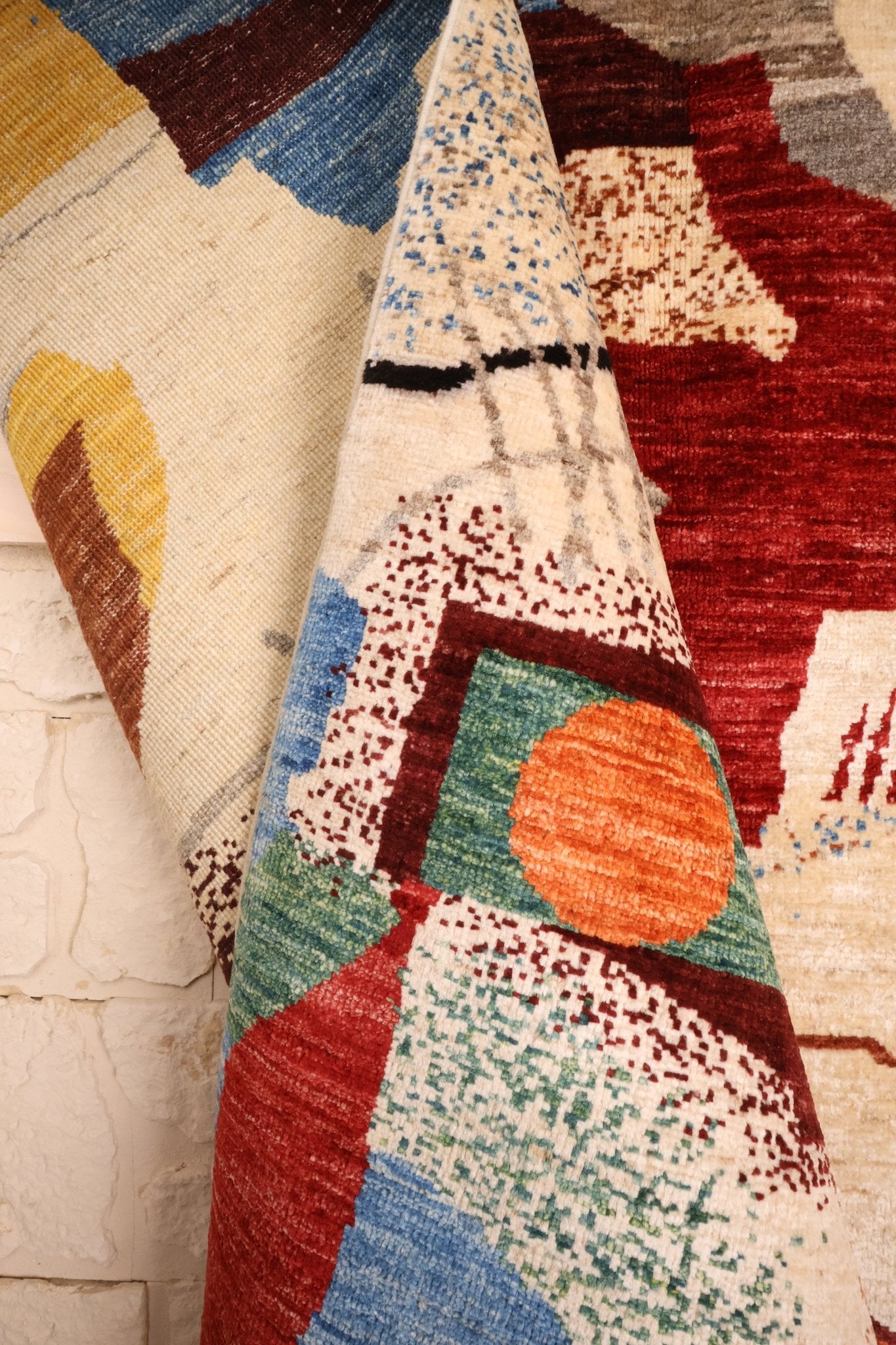 Tapis Afghan Aryana 202x152 cm Fait Main Laine - Baba Rug