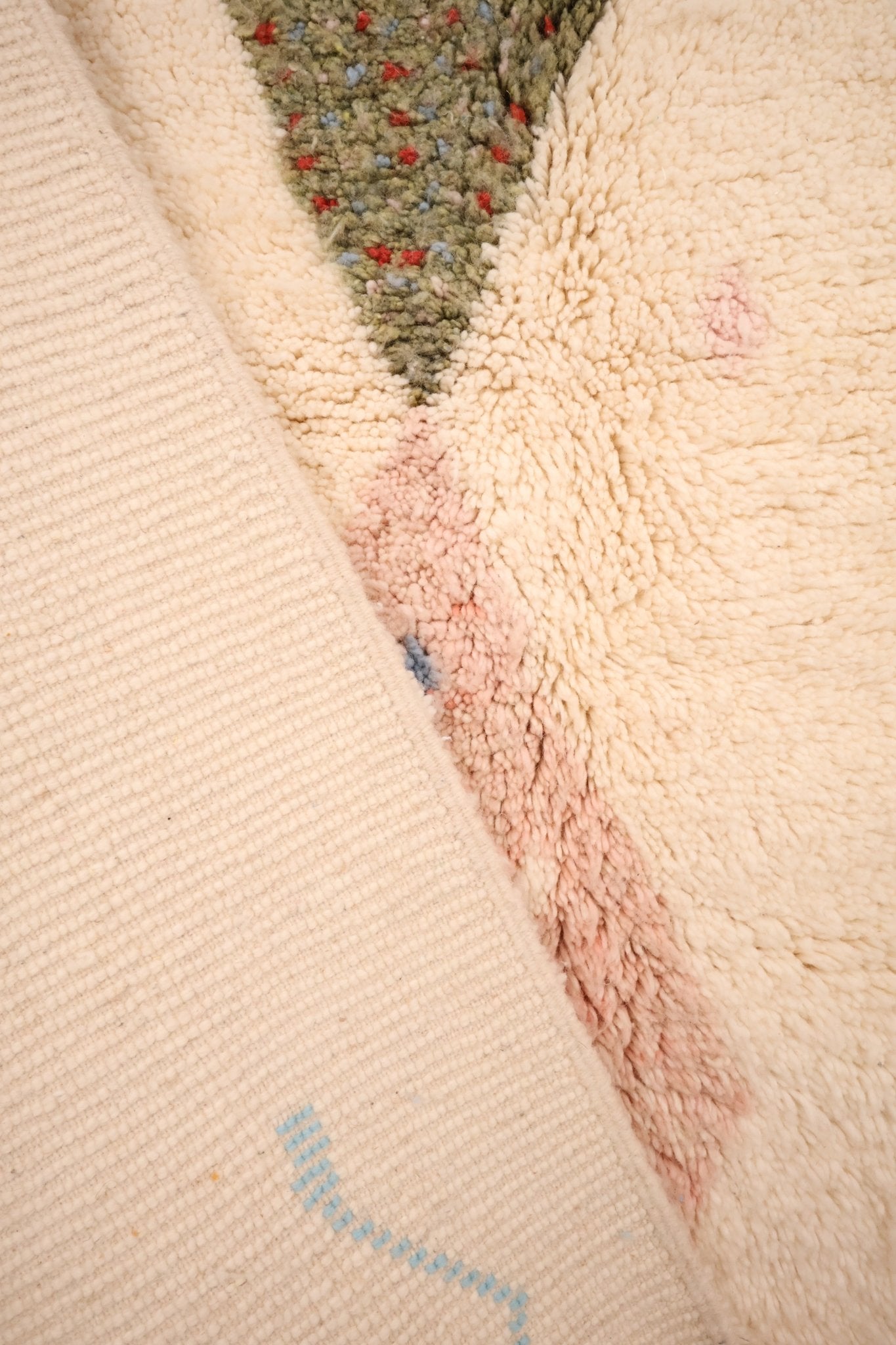 Tapis Béni Ouarain Laine Nouée Main 259x160cm - Baba Rug