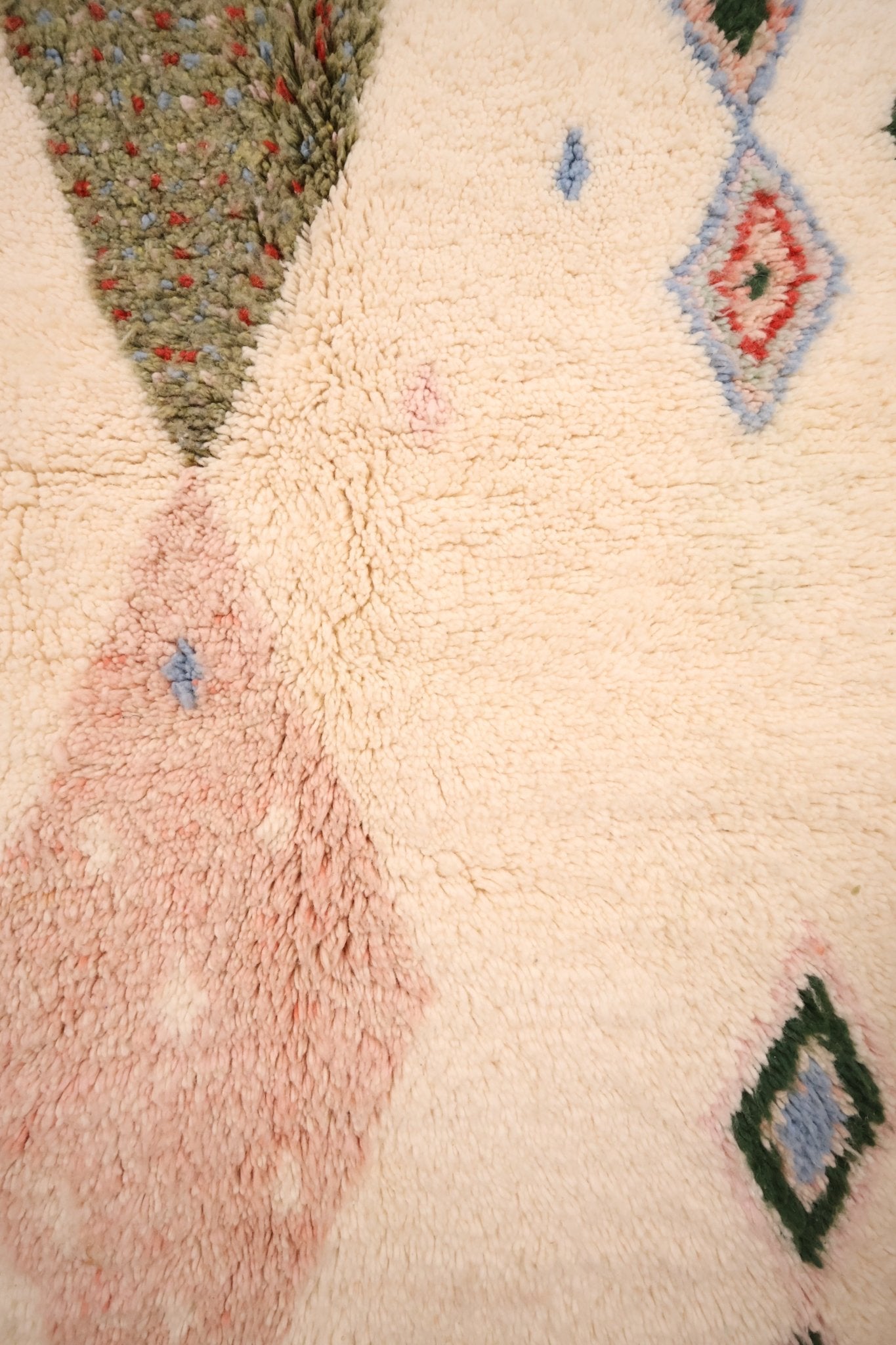 Tapis Béni Ouarain Laine Nouée Main 259x160cm - Baba Rug