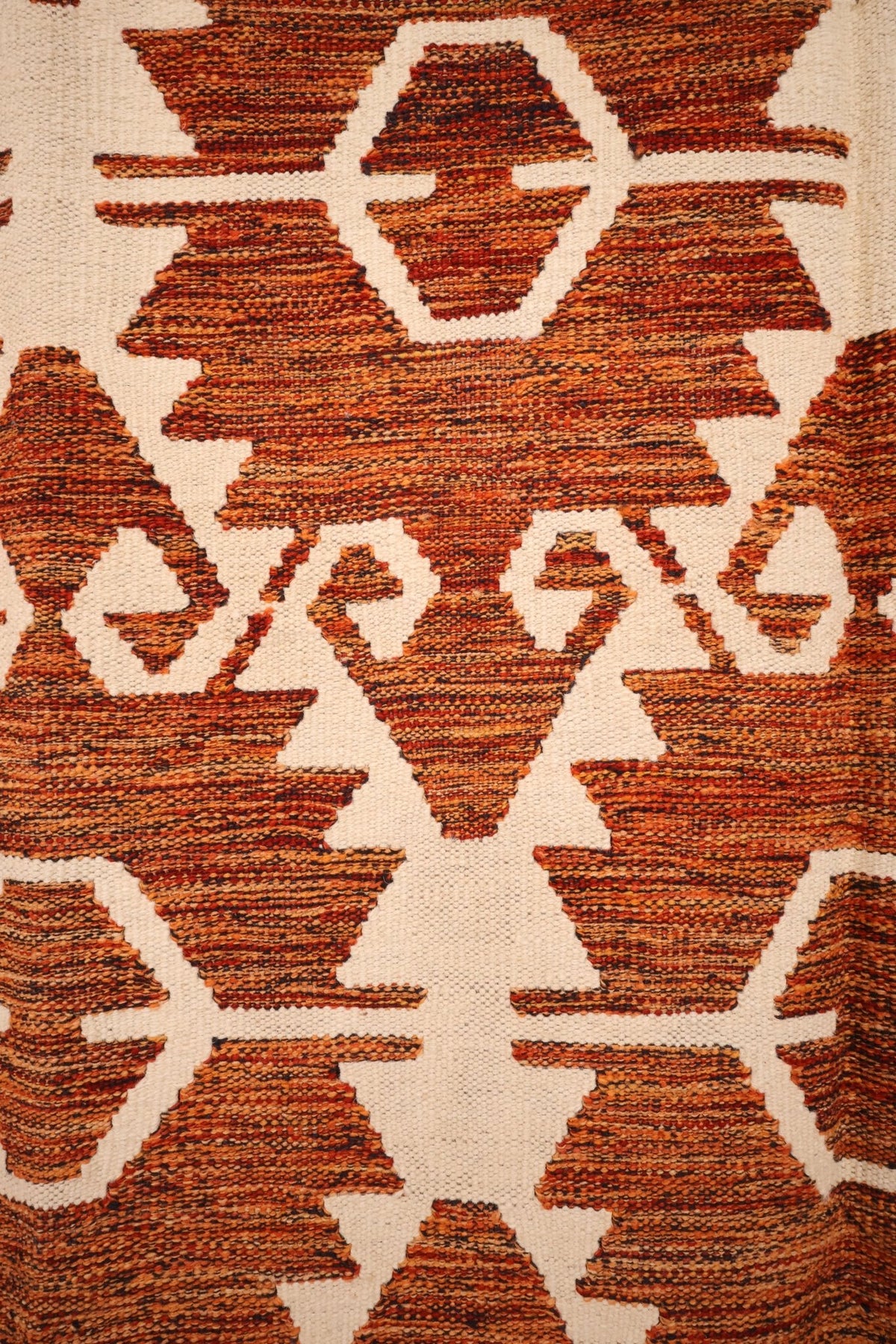 Tapis Kilim fait main - Afghan - 245x173cm - Laine - Baba Rug