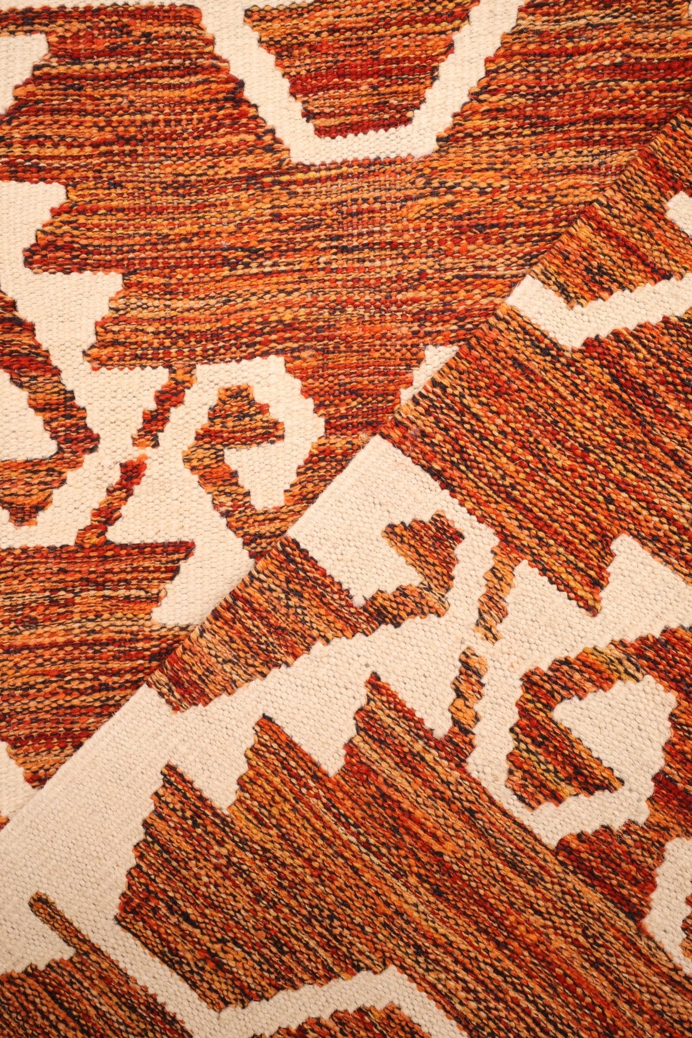 Tapis Kilim fait main - Afghan - 245x173cm - Laine - Baba Rug