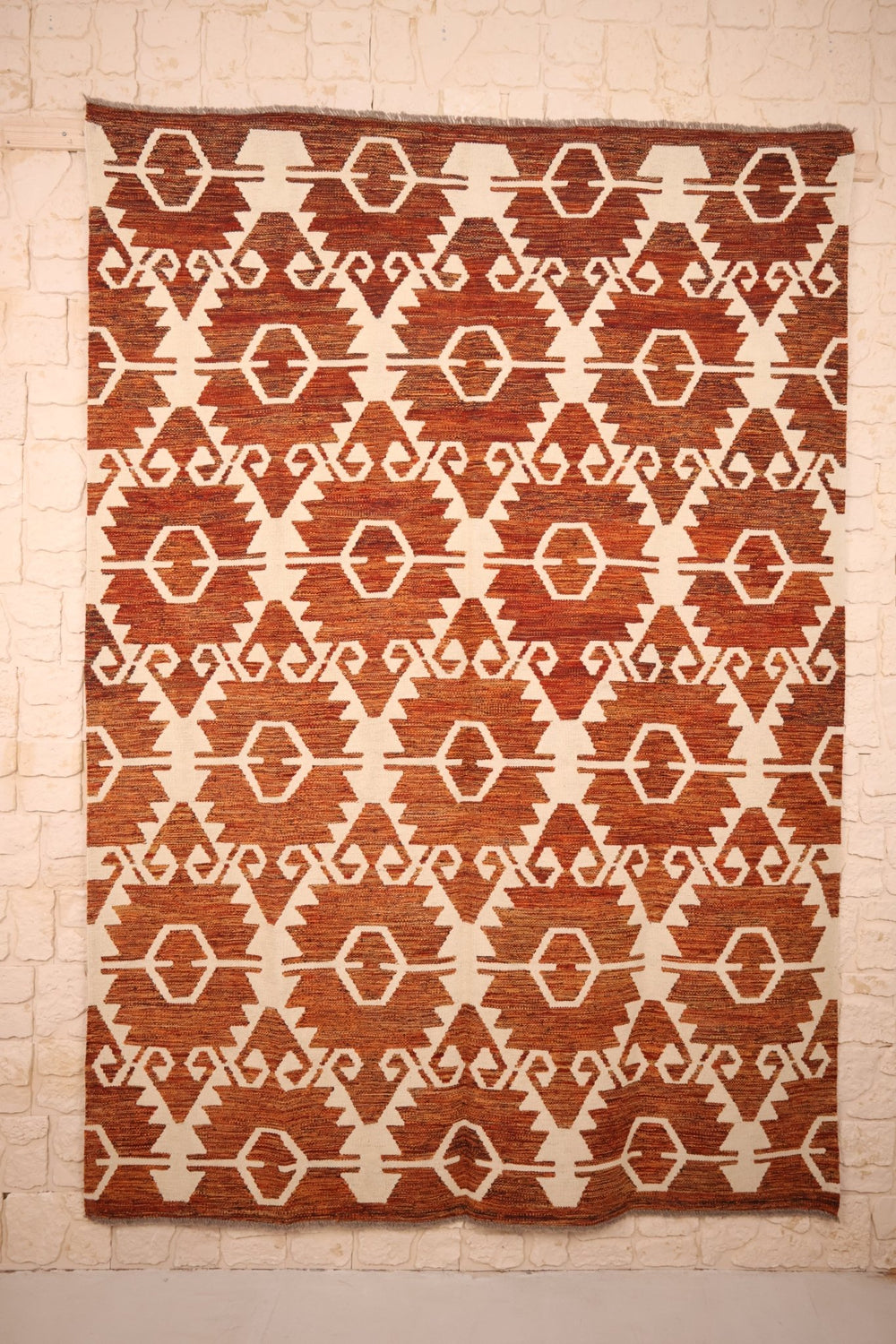 Tapis Kilim fait main - Afghan - 245x173cm - Laine