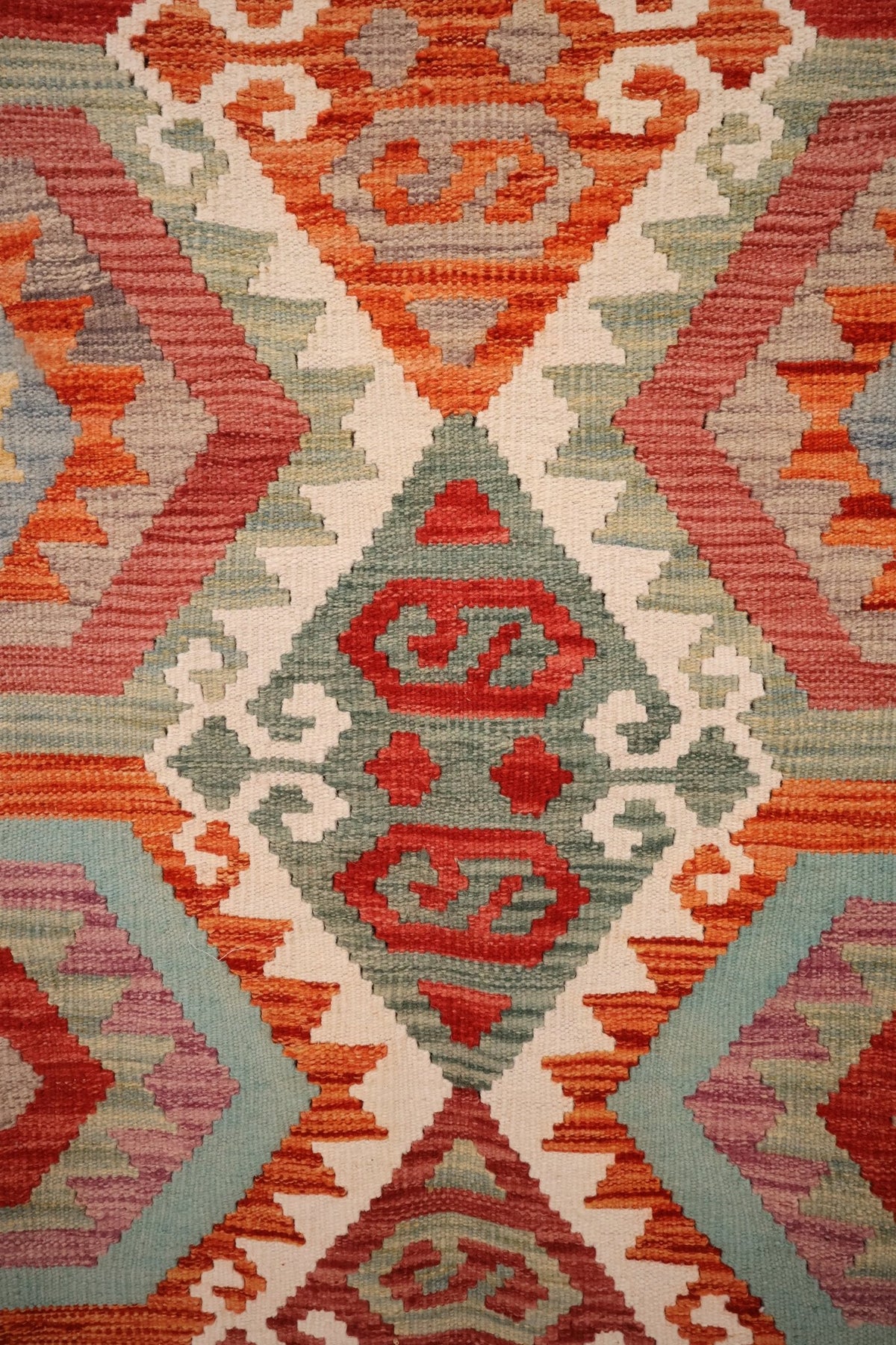 Tapis kilim fait main - Afghan - 156x104 - Laine - Baba Rug