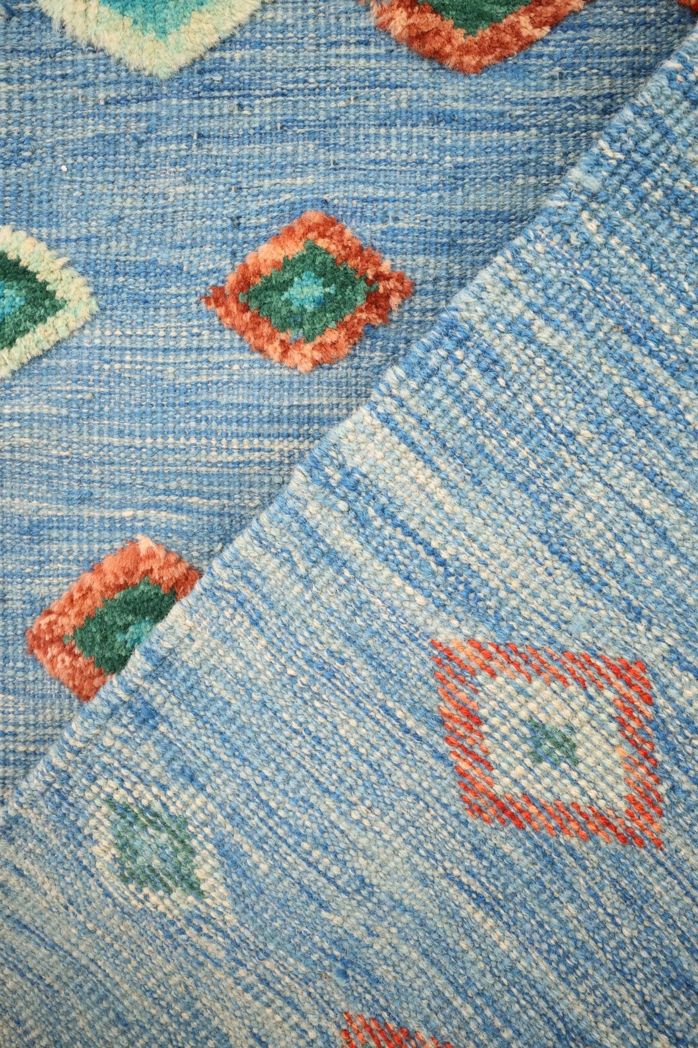 Tapis kilim fait main - Afghan - 198x151cm - Laine - Baba Rug