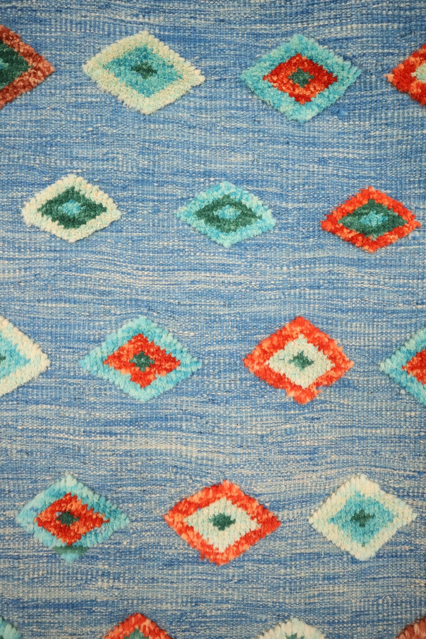 Tapis kilim fait main - Afghan - 198x151cm - Laine - Baba Rug