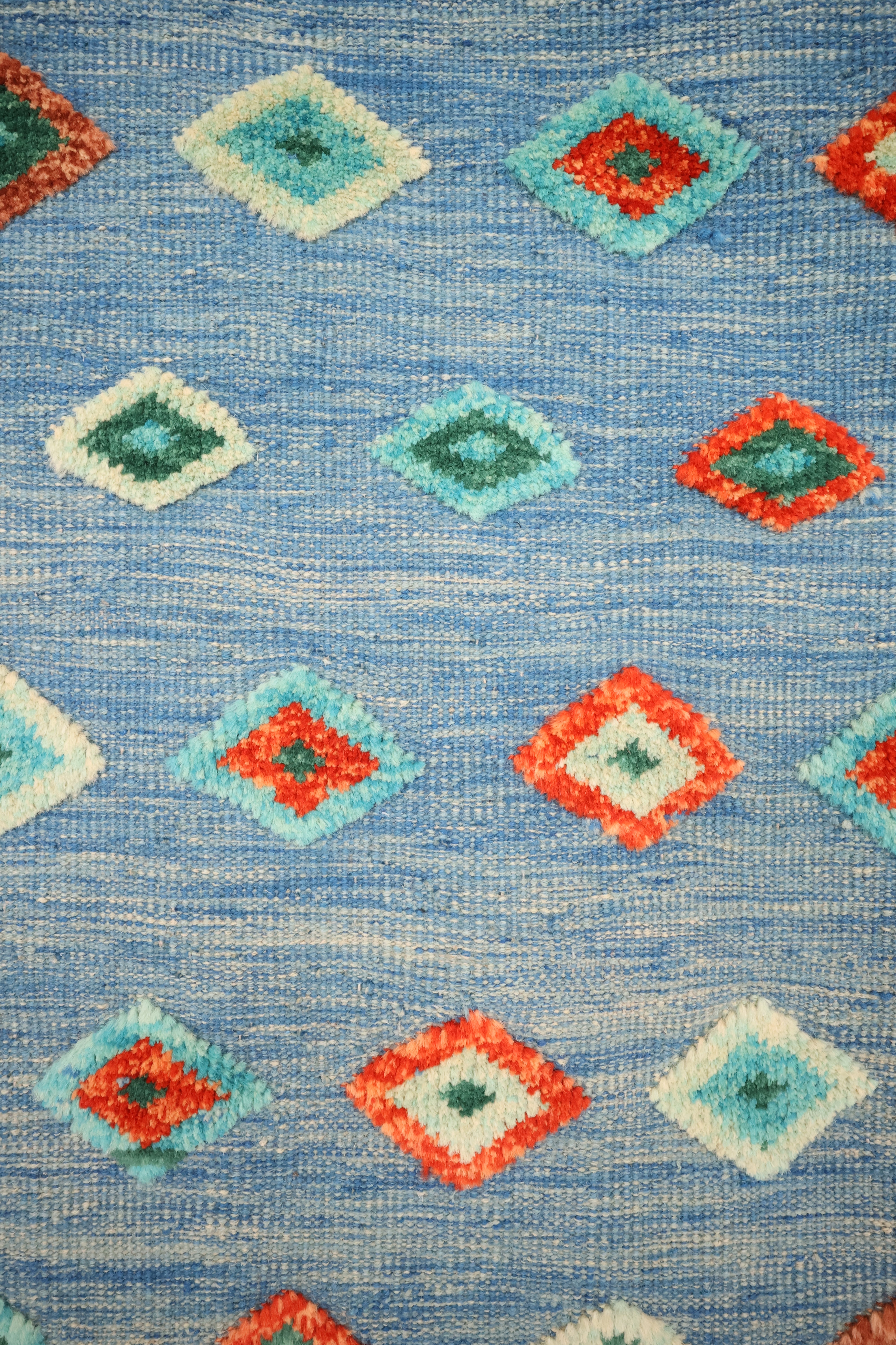 Tapis kilim fait main - Afghan - 198x151cm - Laine