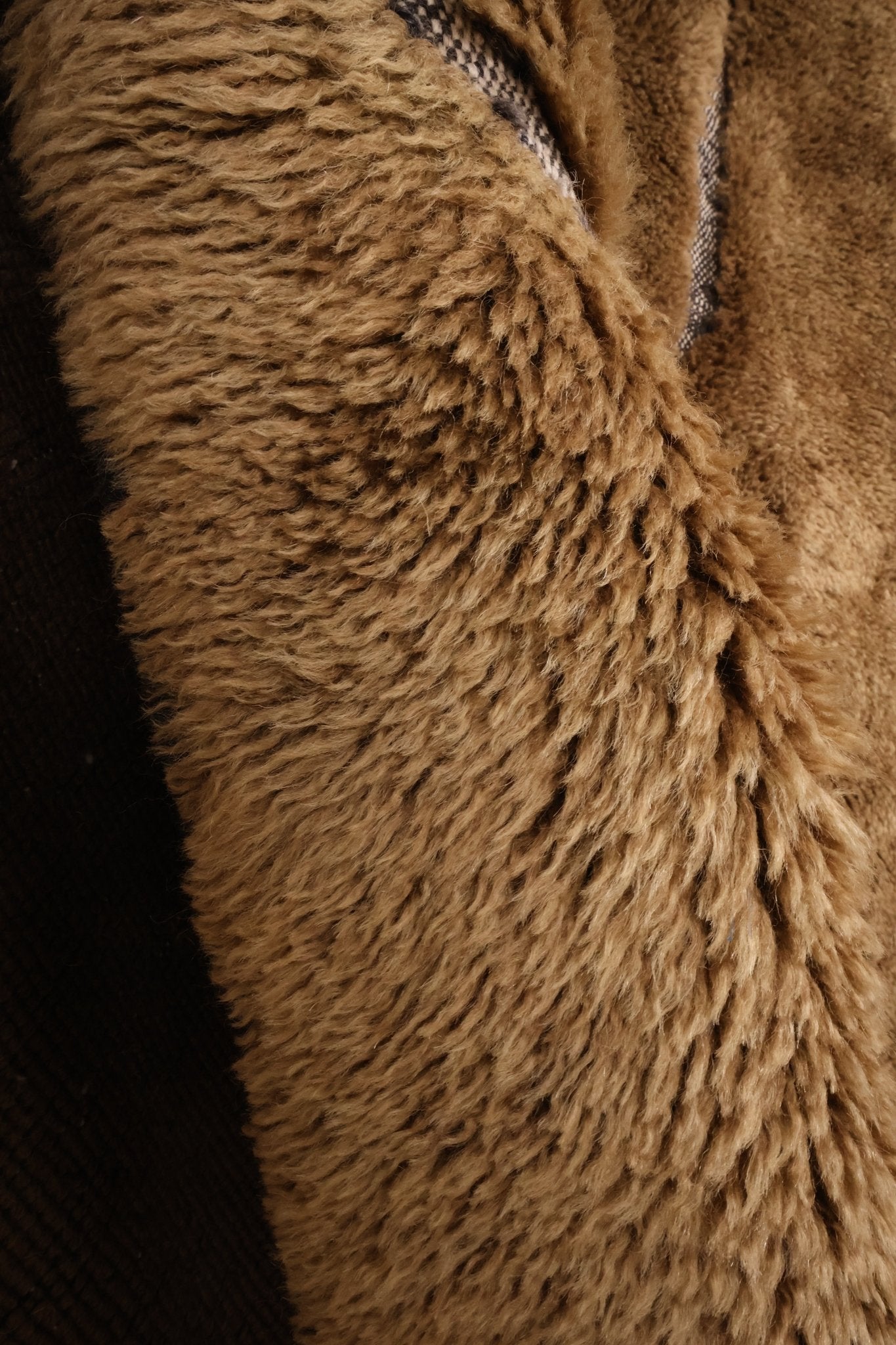 Tapis M'Rirt kaki Laine Dense Nouée Main 315x215cm - Baba Rug