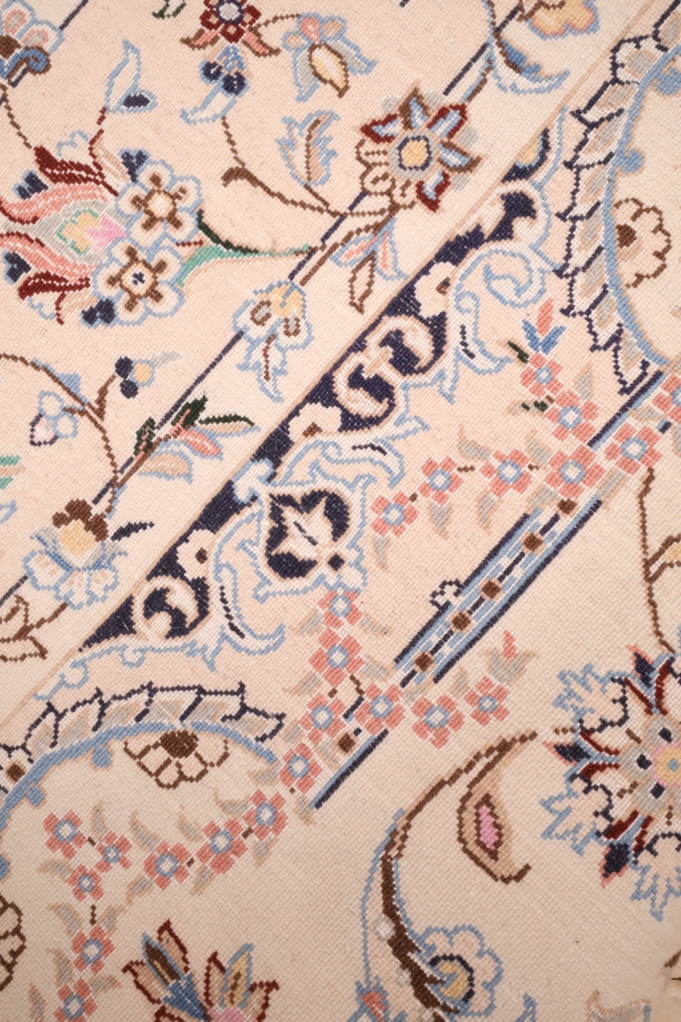 Tapis fait main Naïn 9La - Iran - 239x160cm - Laine - Baba Rug