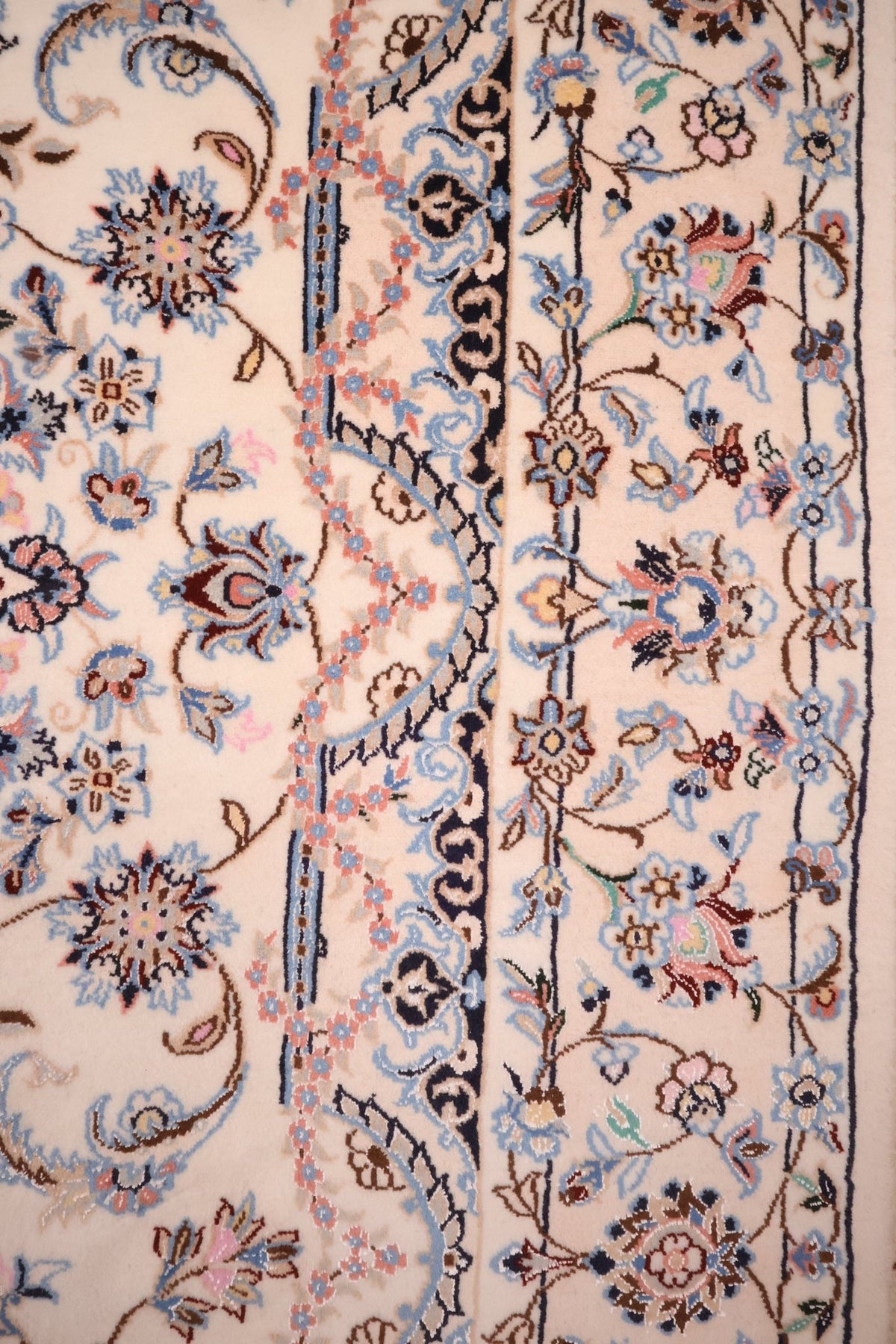 Tapis fait main Naïn 9La - Iran - 239x160cm - Laine - Baba Rug