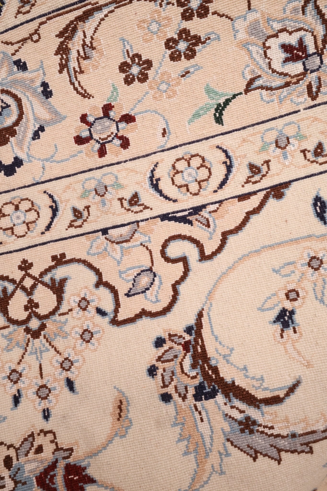 Tapis fait main Naïn 9La - Iran - 257x160cm - Laine - Baba Rug