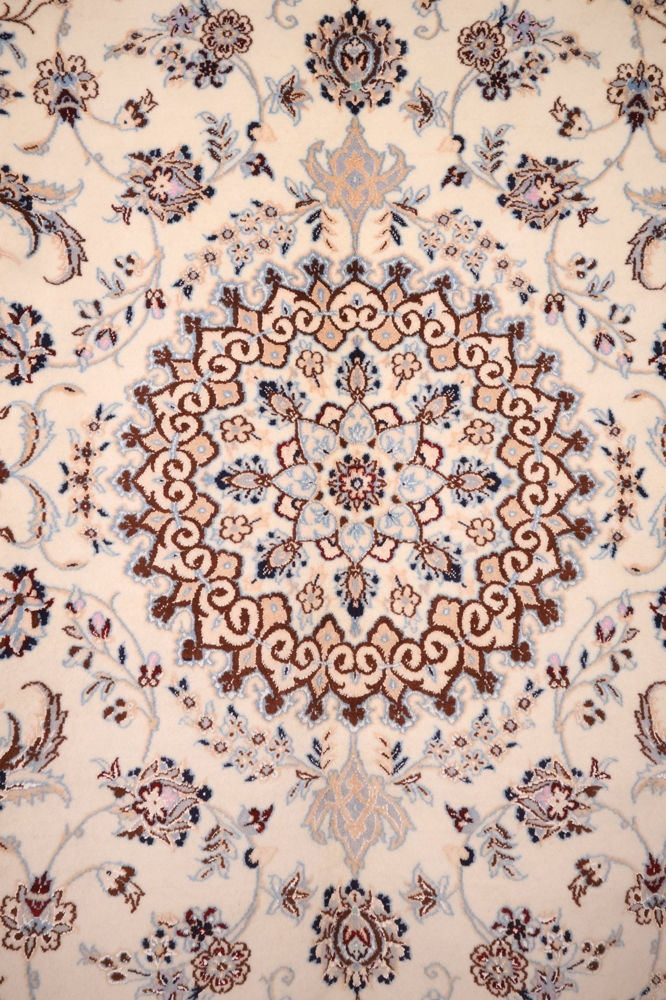 Tapis fait main Naïn 9La - Iran - 257x160cm - Laine - Baba Rug