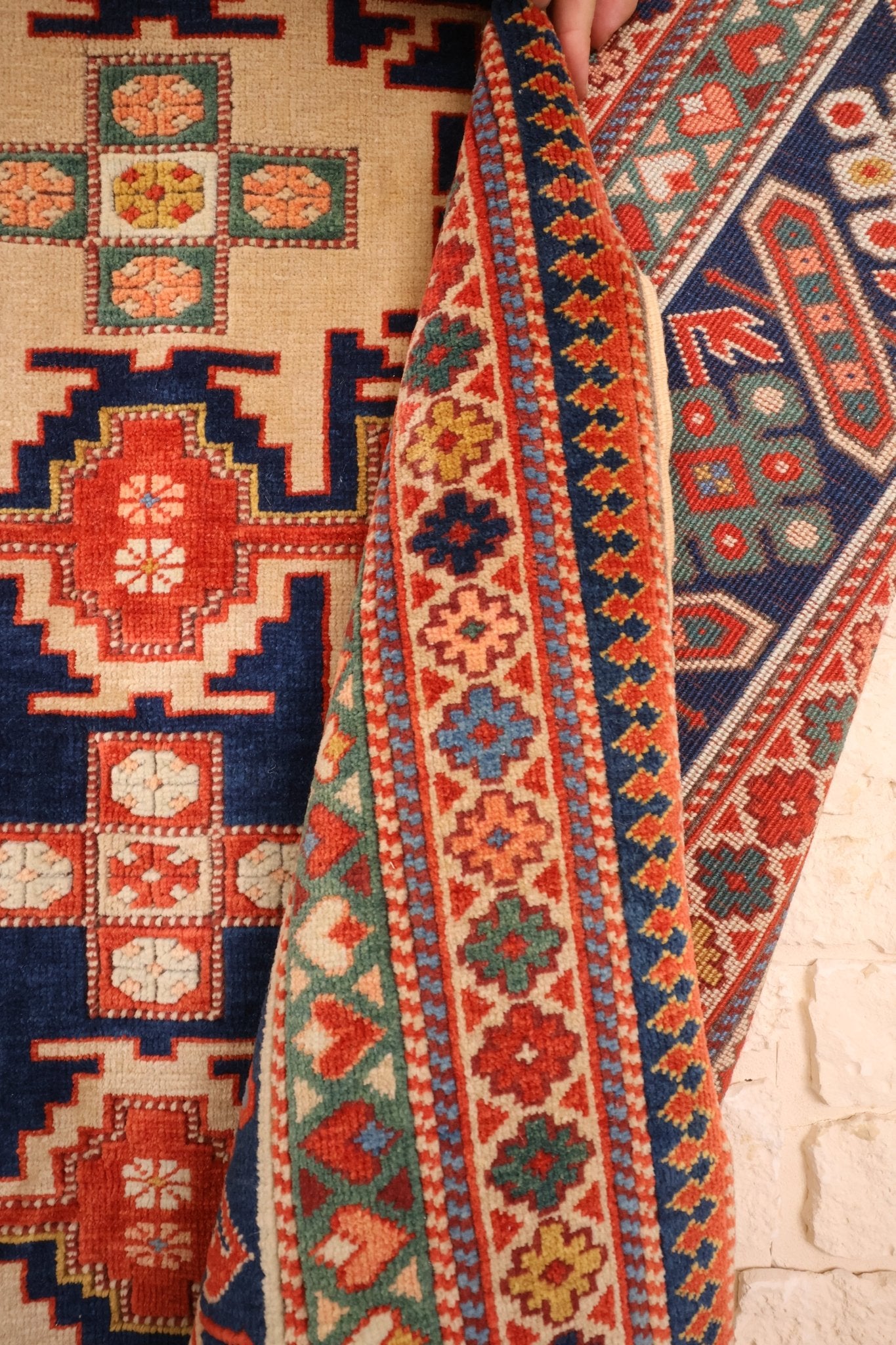 Tapis Safir fait main - Turc - 217x153 - Laine - Baba Rug