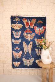 Tapis Afghan Aryana 146x99 cm Fait Main Laine