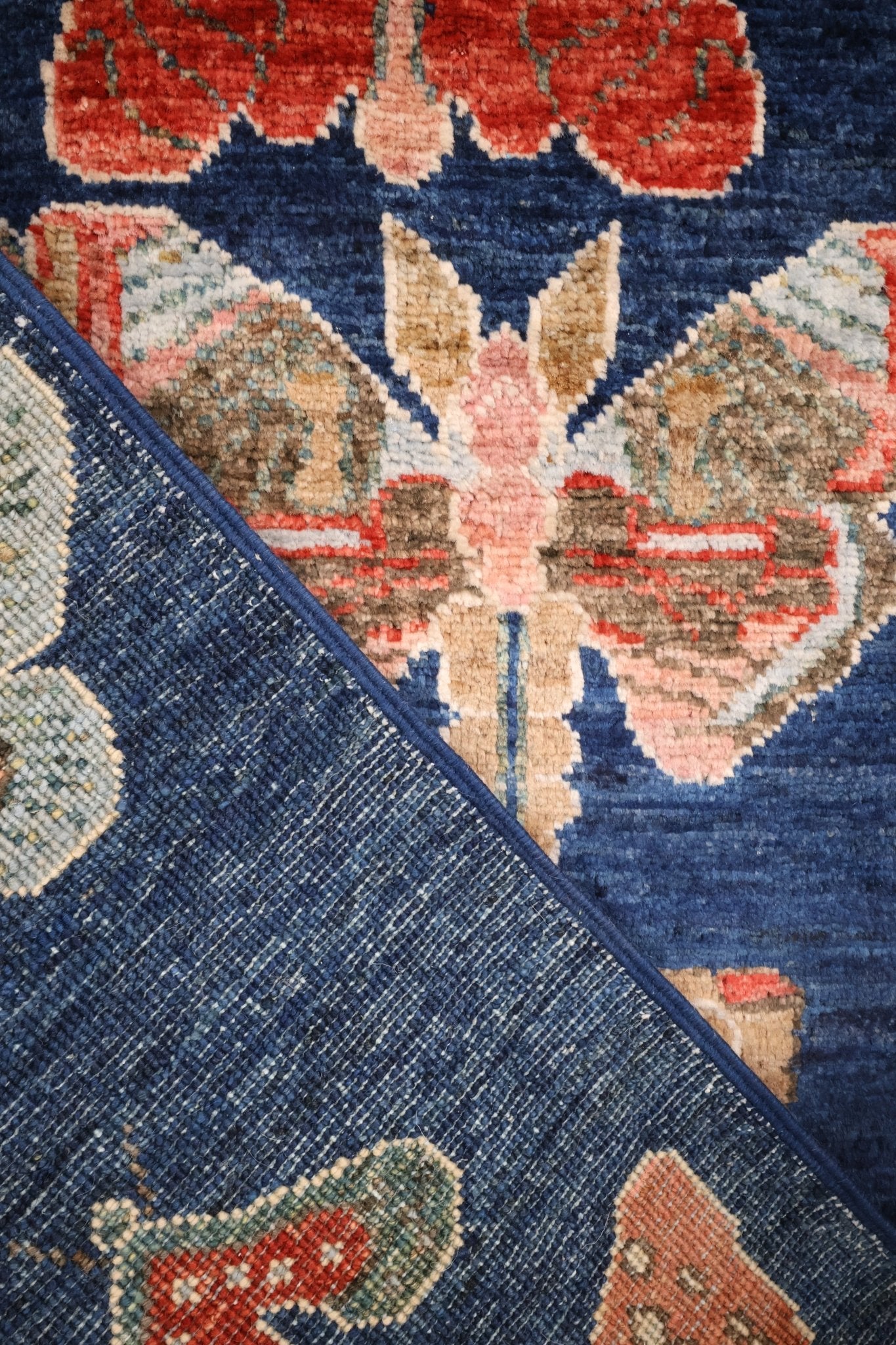 Tapis Afghan Aryana 146x99 cm Fait Main Laine