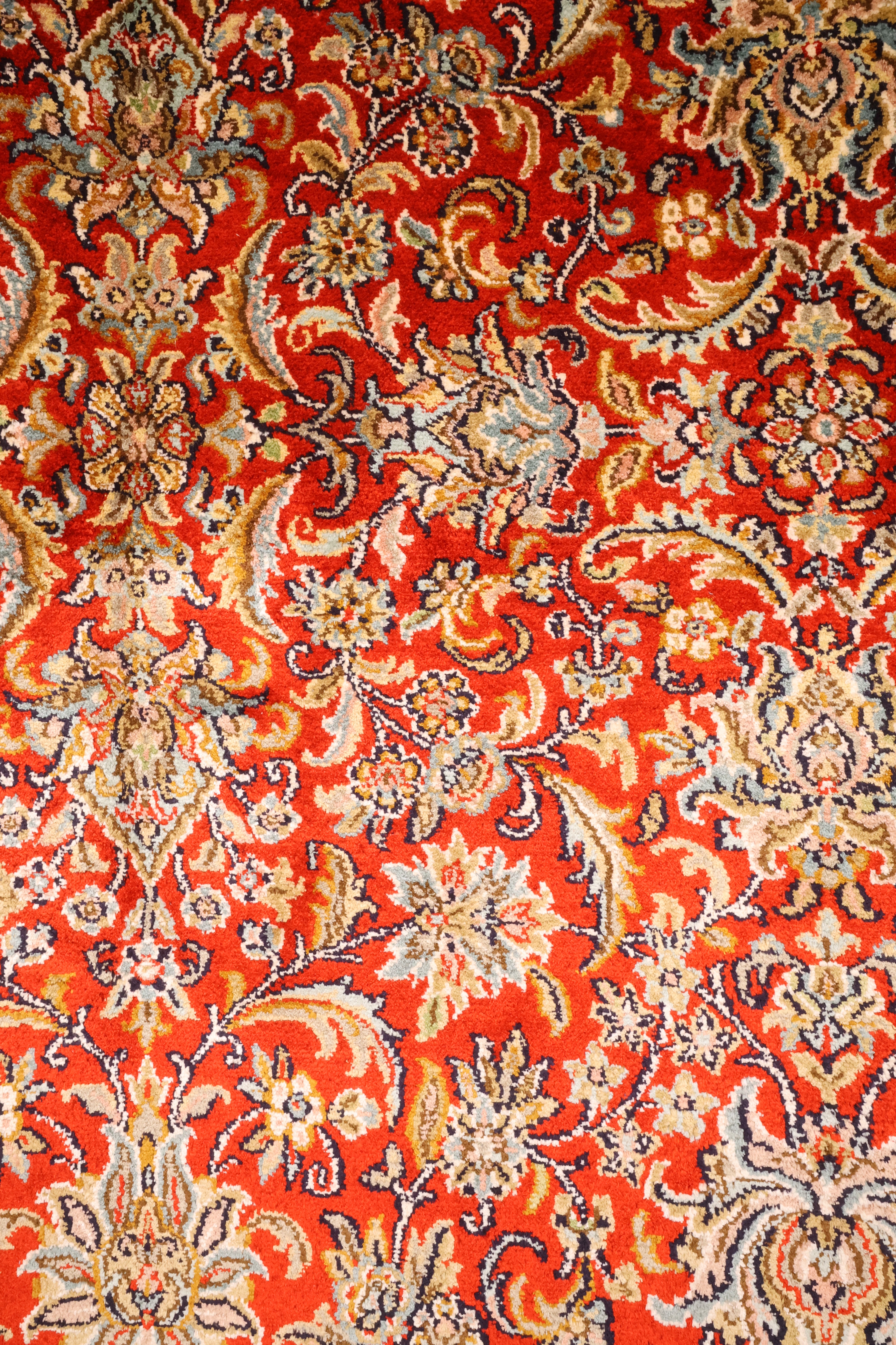 Tapis fait main Cachemire - Inde - 193x182cm - Soie naturelle