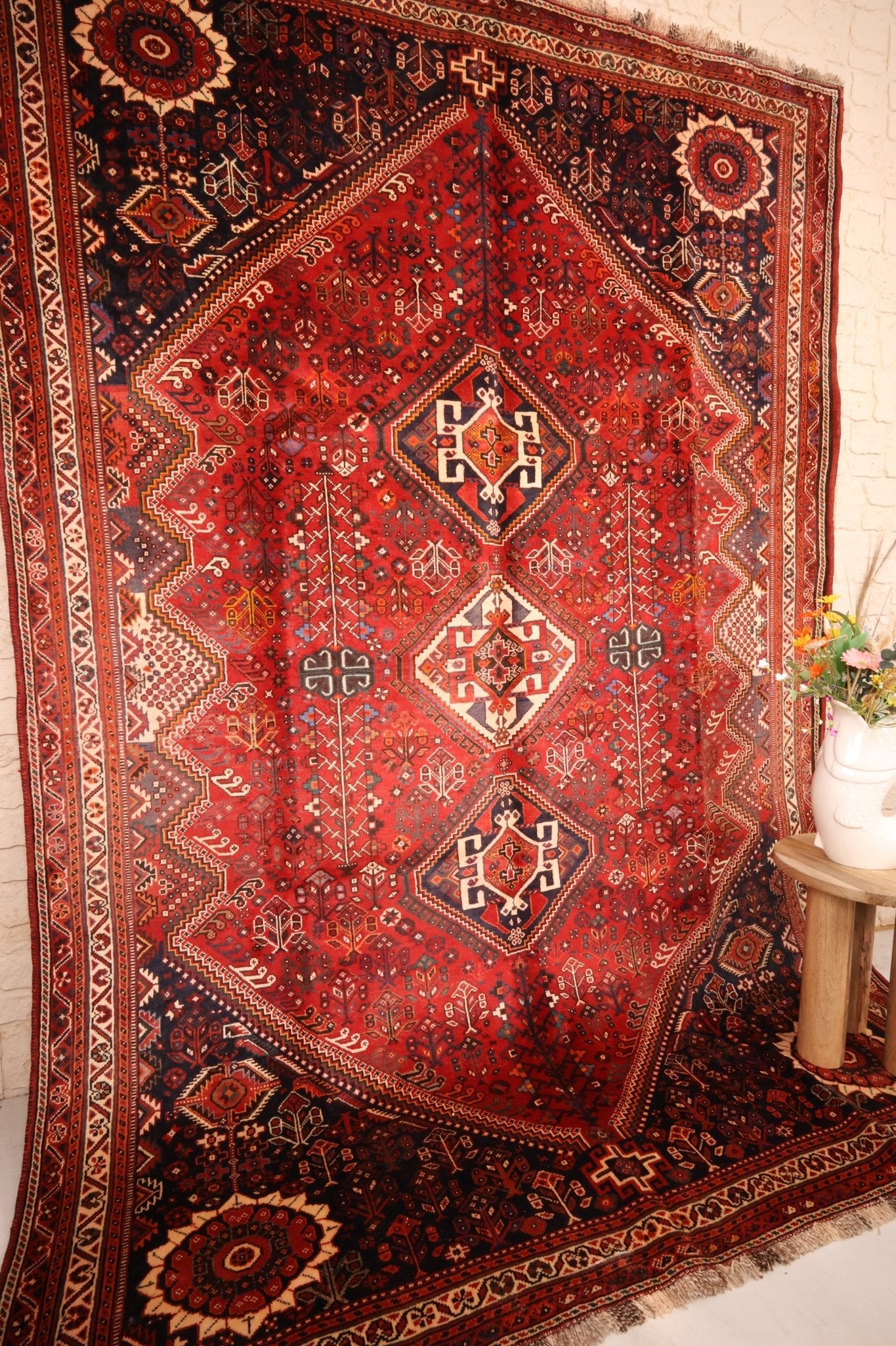 Tapis Persan Gashgai 322x222cm - Laine - Baba Rug