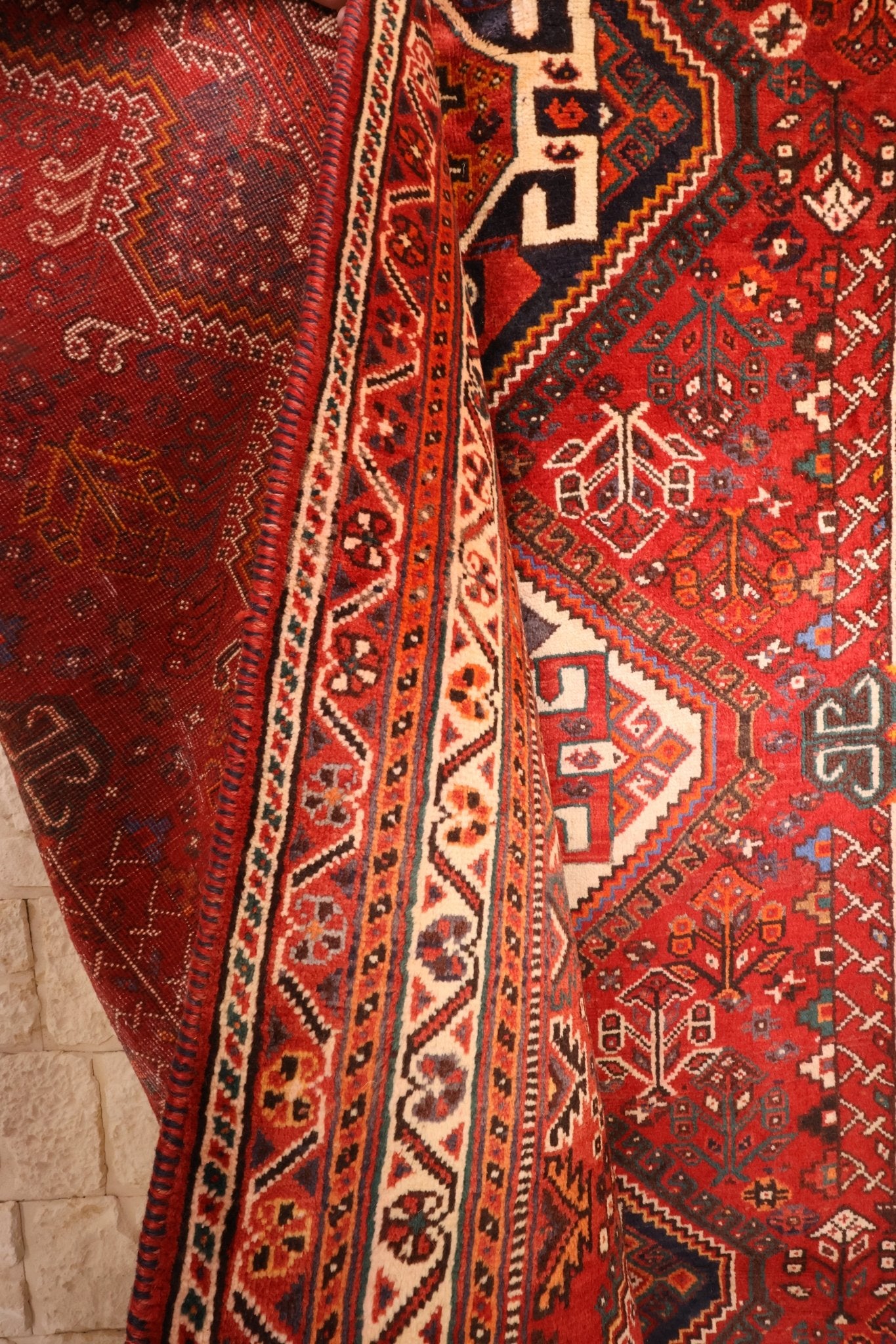 Tapis Persan Gashgai 322x222cm - Laine - Baba Rug