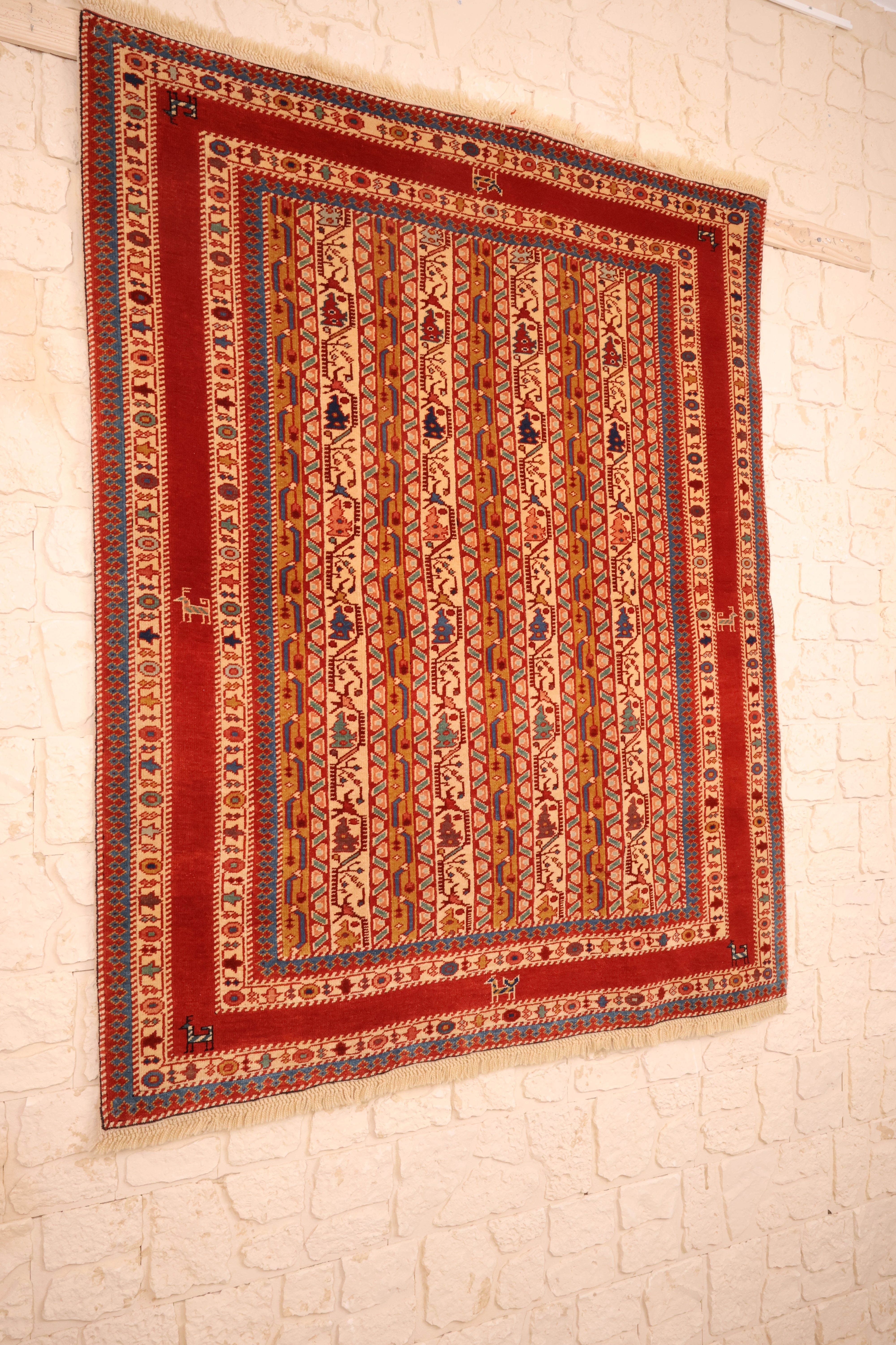 Tapis Safir fait main - Turc - 162x133CM - Laine