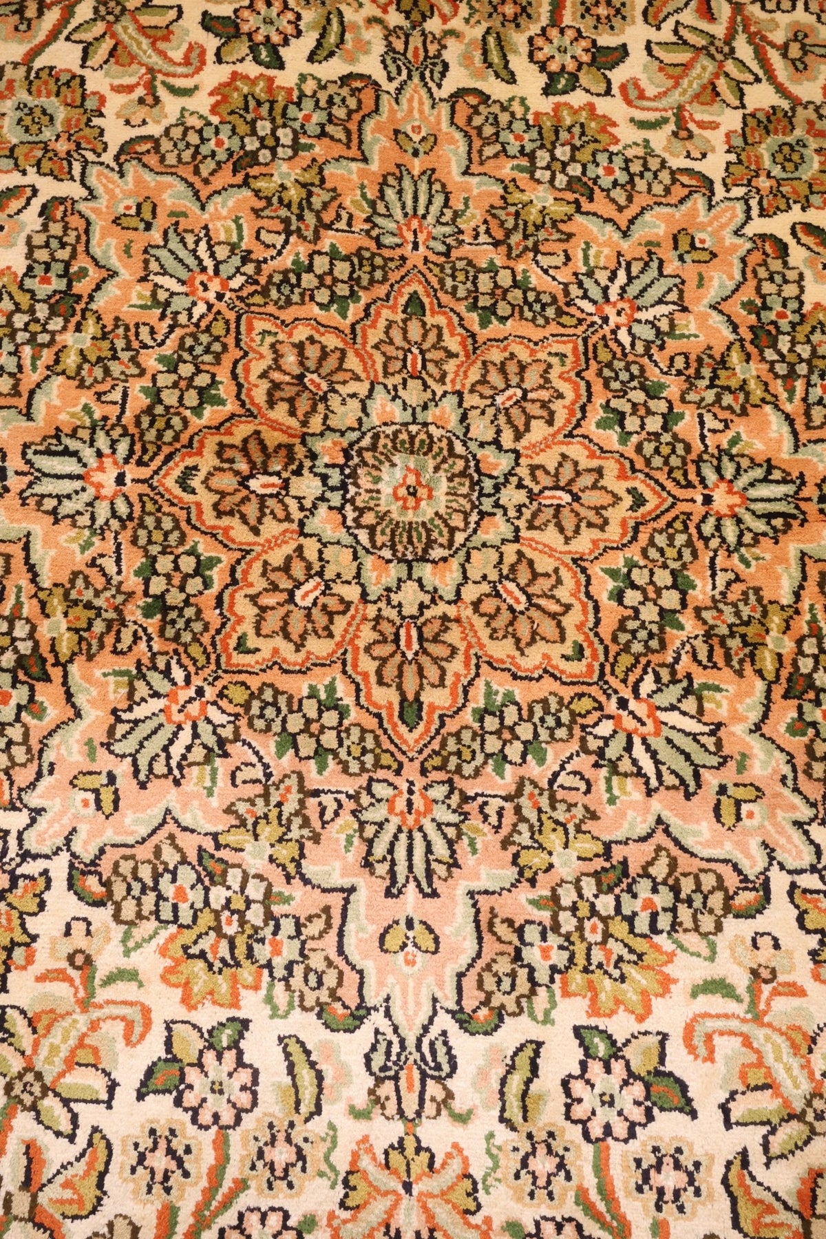 Tapis fait main cachemire - Inde - 175x120 - Soie naturelle - Baba Rug