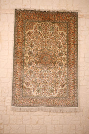 Tapis fait main cachemire - Inde - 175x120 - Soie naturelle
