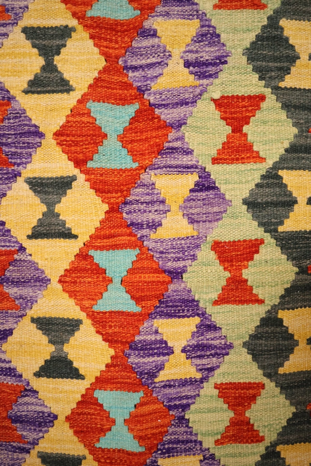 Kilim Afghan 151x100 cm Fait Main Laine - Baba Rug