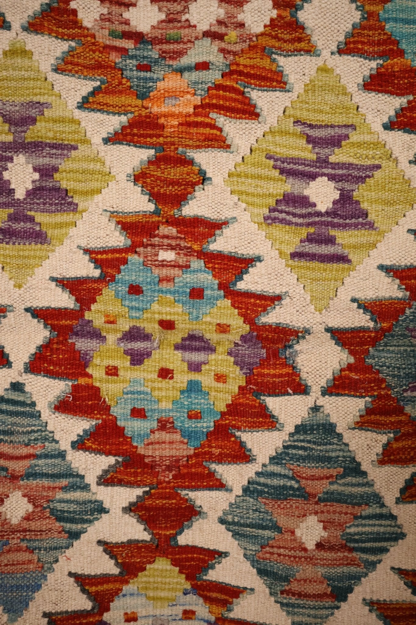 Kilim Afghan 153x97 cm Fait Main Laine - Baba Rug
