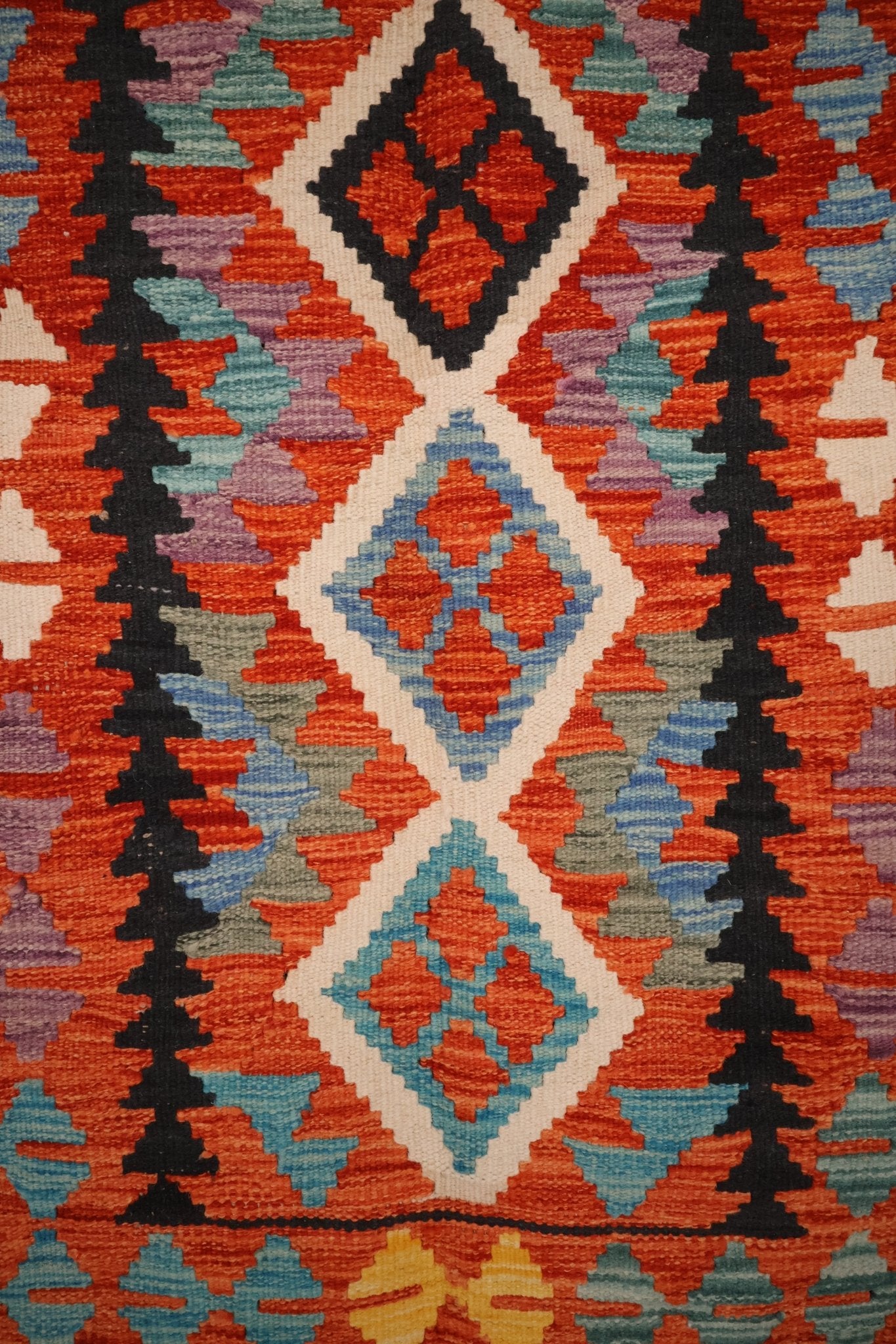 Kilim Afghan 179x129 cm Fait Main Laine - Baba Rug