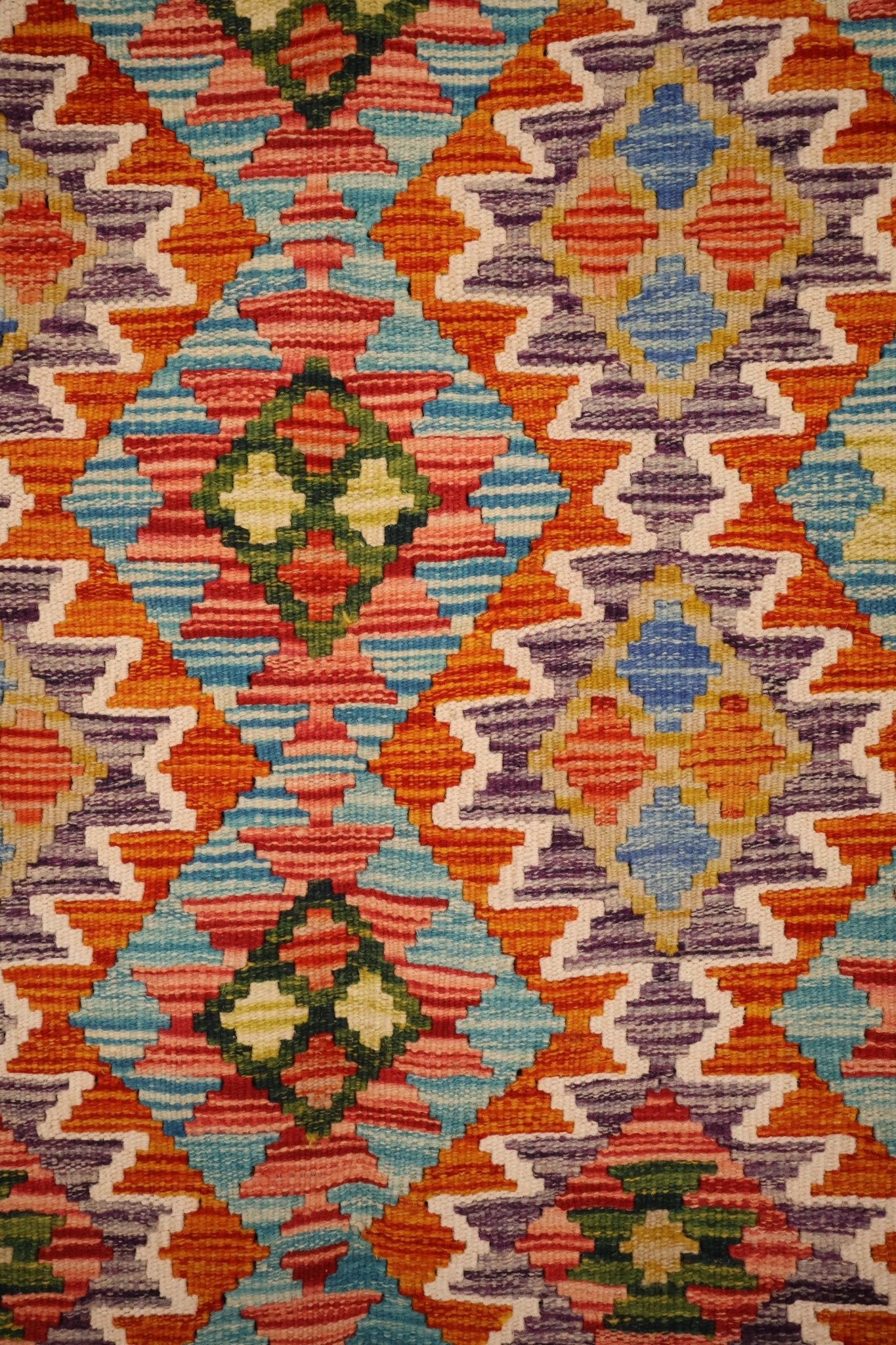 Kilim Afghan 189x123 cm Fait Main Laine
