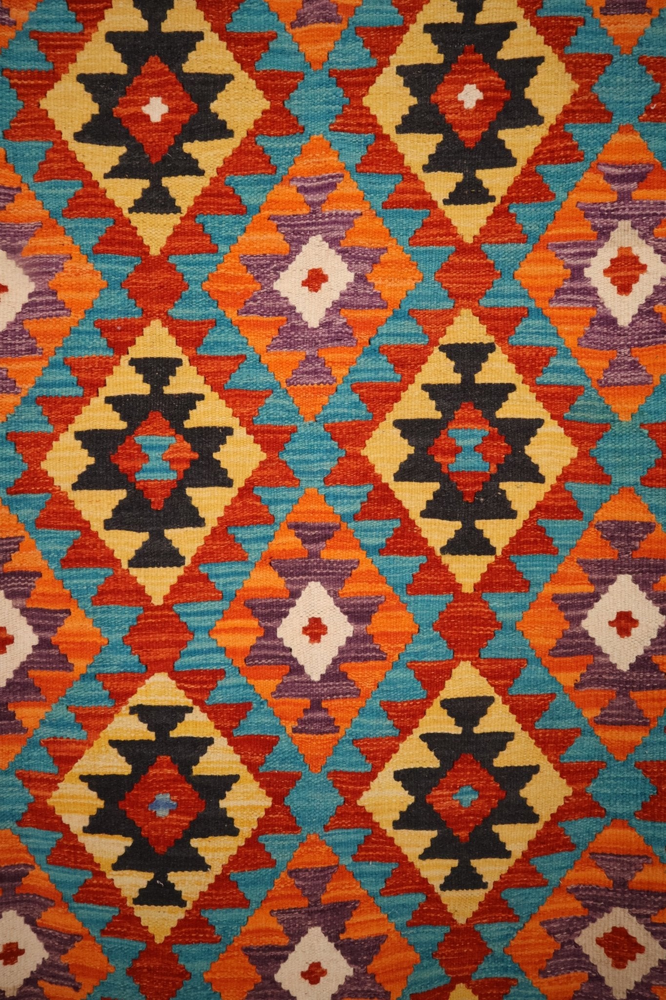 Kilim Afghan 256x172 cm Fait Main Laine - Baba Rug