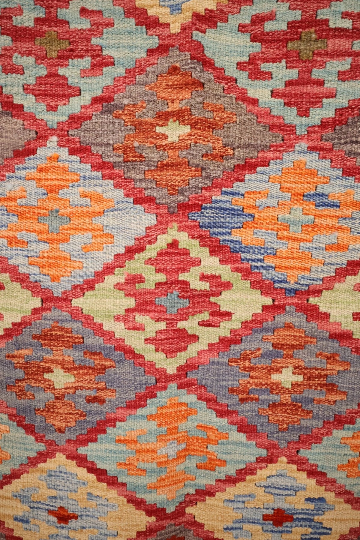 Tapis Kilim fait main - Afghan - 150x106 - Laine - Baba Rug