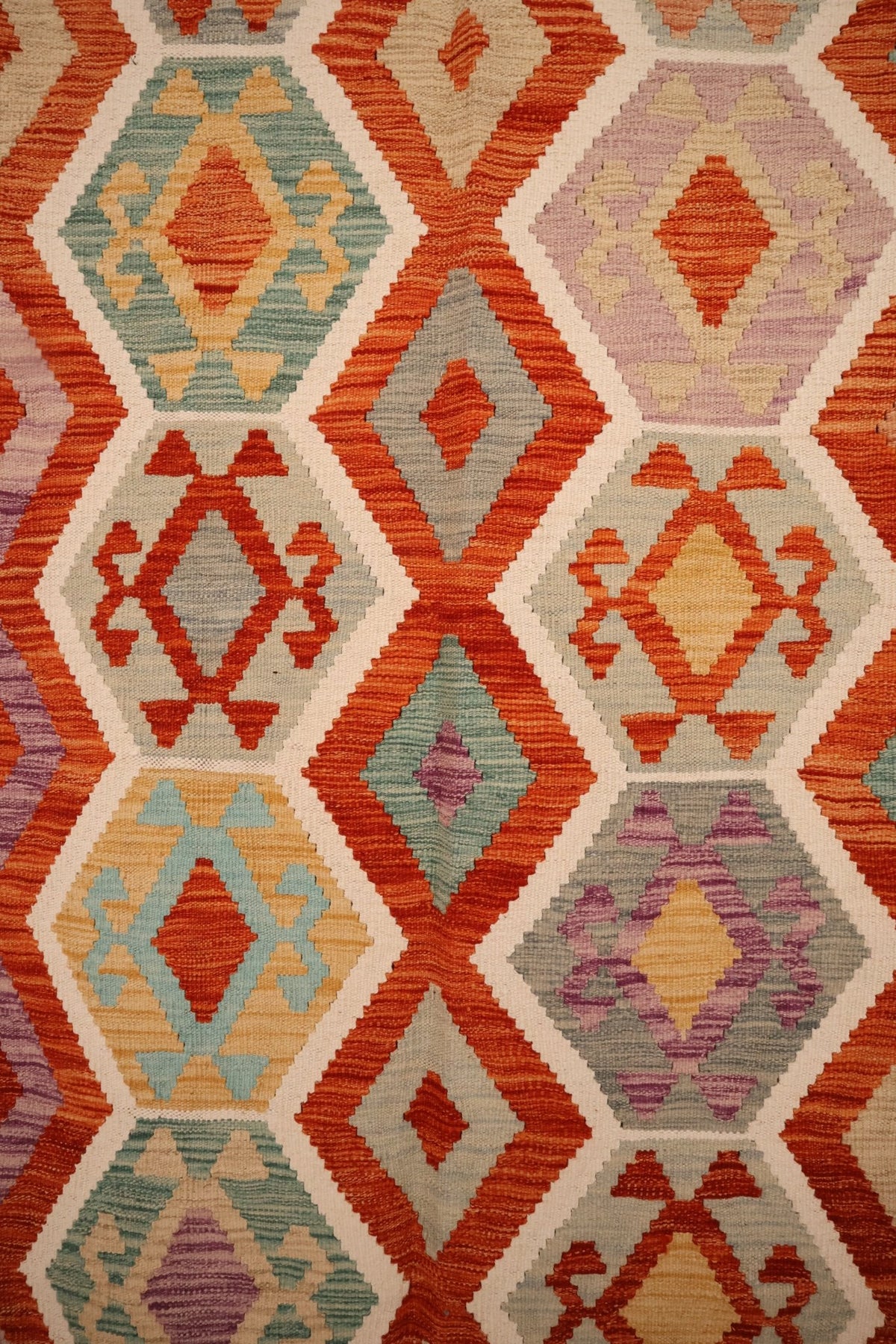 Tapis kilim fait main - afghan - 240x170cm - Laine - Baba Rug
