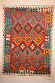 Tapis kilim fait main - Afghan - 247x180cm - Laine
