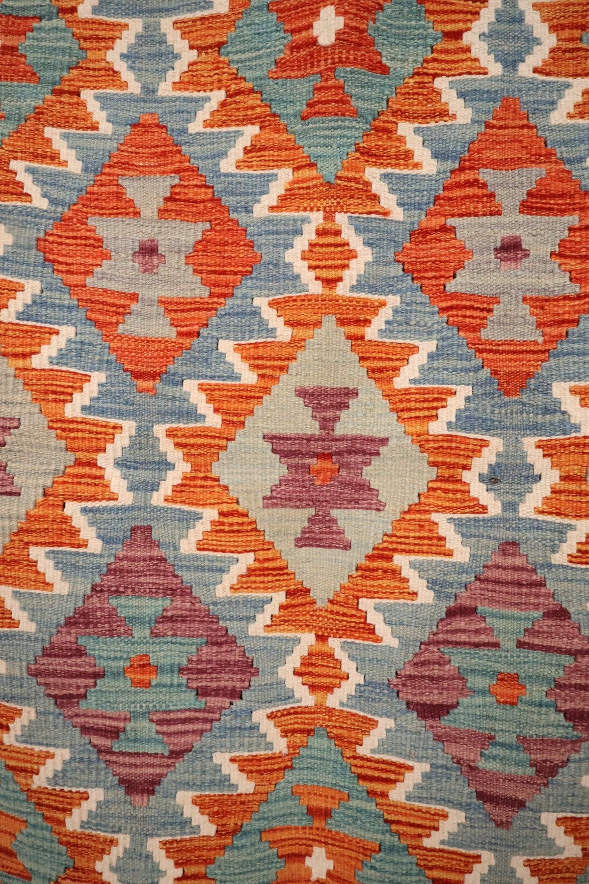 Tapis kilim fait main - afghan - 147x98cm - Laine - Baba Rug