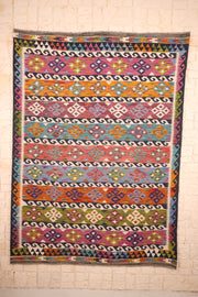 Tapis kilim fait main - afghan - 232x172cm - Laine