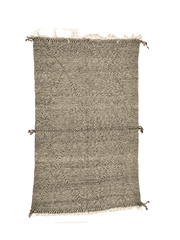 Kilim Zanafi fait main au Maroc en laine – vue de face, 308 × 183 cm – Baba Rug, Paris
