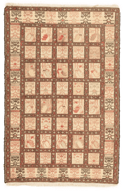 Tapis Kilim Soumak Iran quatre saison 180x120cm fait main avec motifs persans traditionnels