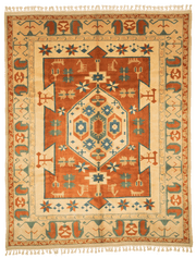 Tapis Konya turc fait main en laine – vue de face, 339 × 271 cm – Baba Rug, Paris
