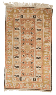 Tapis Melas turc fait main en laine – vue de face, 196 × 109 cm – Baba Rug, Paris
