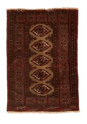 Tapis persan Baloutch fait main, format 110x80 cm, boutique Baba Rug à Paris 12