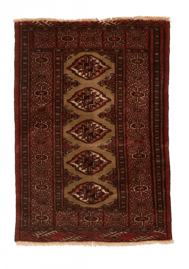 Tapis persan Baloutch fait main, format 110x80 cm, boutique Baba Rug à Paris 12