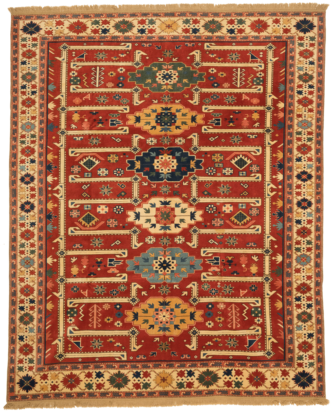 Tapis turc Safir en laine nouée main, format 298x220 cm, boutique Baba Rug à Paris 12