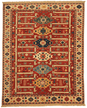 Tapis turc Safir en laine nouée main, format 298x220 cm, boutique Baba Rug à Paris 12